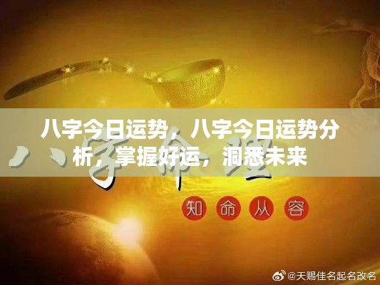 今日八字运势详解,洞悉未来,掌握好运。