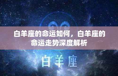 白羊座的命运深度解析与走势探讨