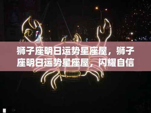 狮子座明日运势展望,自信闪耀,机遇与挑战同行