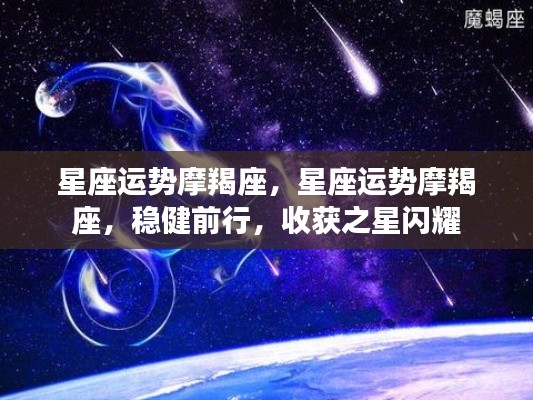 摩羯座星座运势,稳健前行,收获之星闪耀的光芒