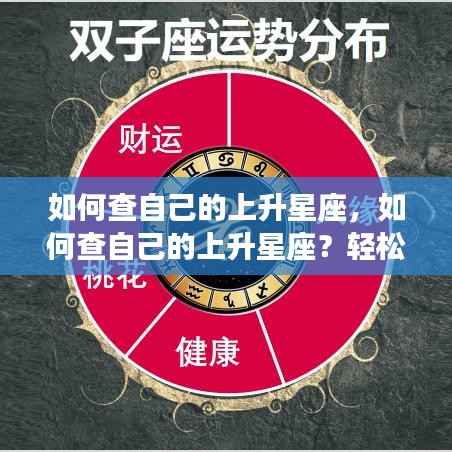 轻松掌握个人星座运势走向,如何查询上升星座?