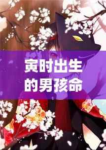 寅时出生的男孩,天赋卓越,命运非凡