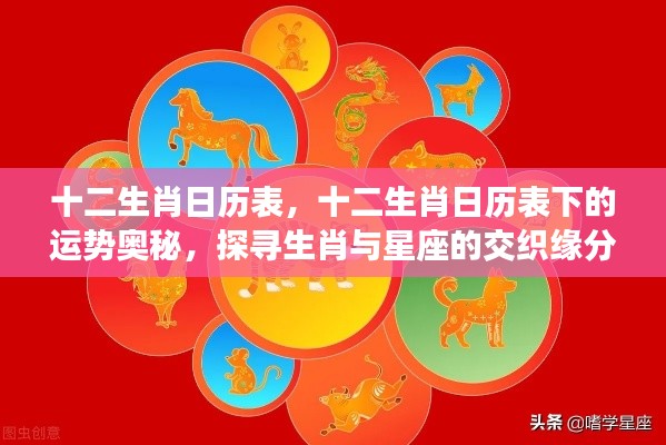 十二生肖日历表下的运势奥秘与星座生肖交织缘分探寻