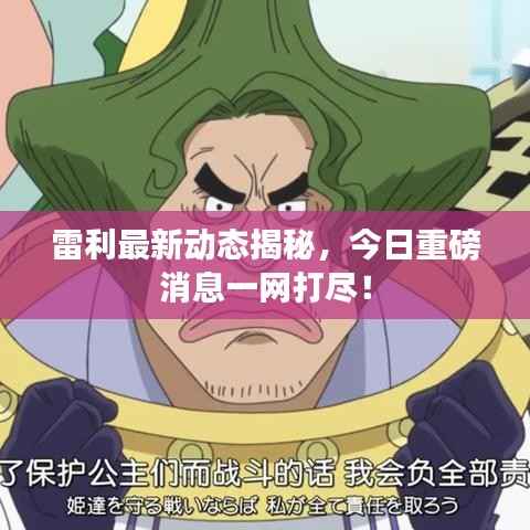 雷利最新动态揭秘,今日重磅消息一网打尽!