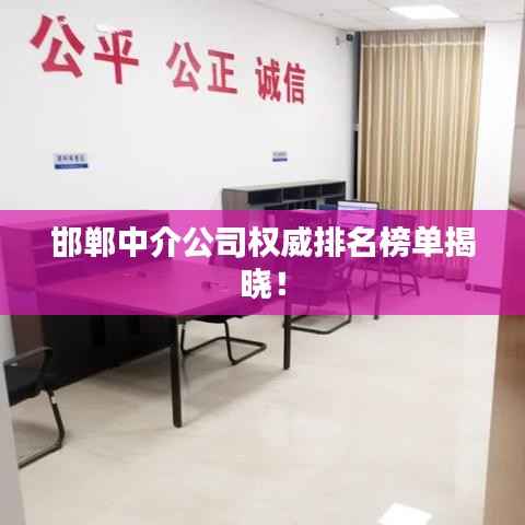 邯郸中介公司权威排名榜单揭晓!