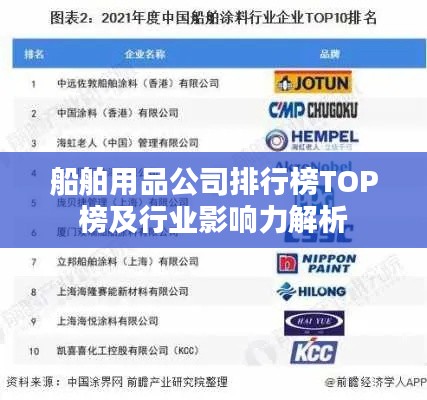 船舶用品公司排行榜TOP榜及行业影响力解析