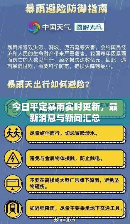 今日平定暴雨实时更新,最新消息与新闻汇总