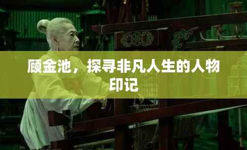 顾金池,探寻非凡人生的人物印记