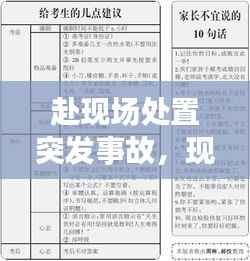 赴现场处置突发事故,现场突发事件应急预案范文