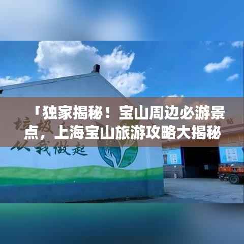 「独家揭秘!宝山周边必游景点,上海宝山旅游攻略大揭秘!」